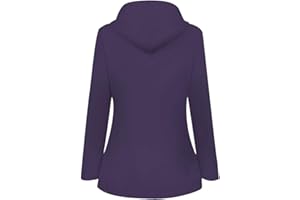 RIKAY Women Solid Rain Jacket Candy Color Outdoor Plus Size Hooded Windproof Loose Coat Water Proof Raglan Cuff Hooded Raincoat Overcoat Winter Warm Cute Jacket School Camping Hiking Outerwear