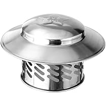 Cappello Antipioggia Per Canna Fumaria 80x80 Cm In Acciaio Inox - Protezione Per Camini E Stufe - Foto 6