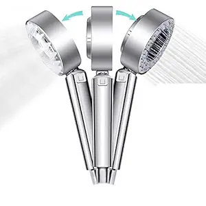 PureChem ABS 8cm Showerhead, Silver