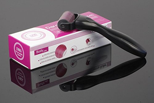 BODY DERMAROLLER mit 1200 Mikronadeln 1,5 mm Nadellänge für Körper Aknenarben Cellulite stimuliert Durchblutung - 5