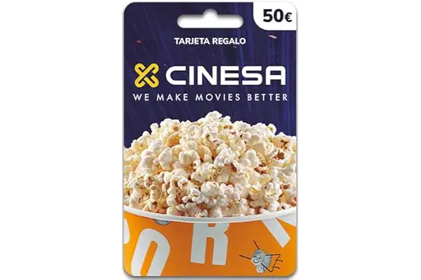 Tarjeta regalo Cinesa - para España - por correo postal