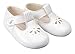 BNIB Made in England baby boys Baypod pram shoes in blue or white FREE UK POST (0-3 months, White)