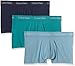 Produktbild Calvin Klein Herren Boxershorts 3P Low Rise Trunk Ohne Eingriff, 3er Pack, Mehrfarbig (C-GU/BI/BB OIF), Medium