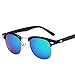 Produktbild Vovotrade Sonnenbrille Männer Frauen Unisex Square Vintage Gespiegelte Sonnenbrille Brillen Outdoor Sports Glasse Dünne Gläser Mode Aviator Sonnenbrille Für Reisen Fahren (G)