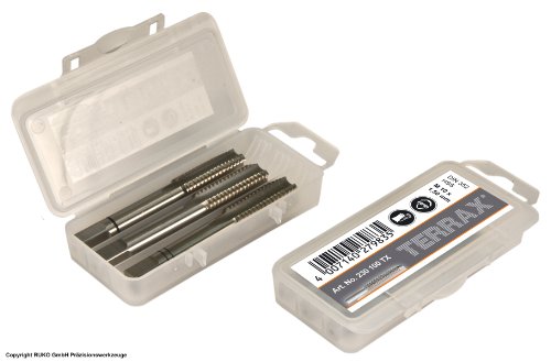 TERRAX by RUKO Handgewindebohrer Satz DIN 352 Geschliffen M10 - 4
