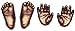 Anika-Baby BabyRice 3D Baby Casting Kit (Pack of 12, Large, Metallic Bronze)