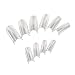 SupplyEU 500pcs Clear Acrylic UV Gel French False Fake Nail Art Tips
