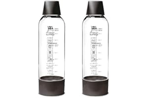 PADERNO Bottiglie Twist&Sparkle Lt 1 Pz 2 Pet ABS Silicone Inox