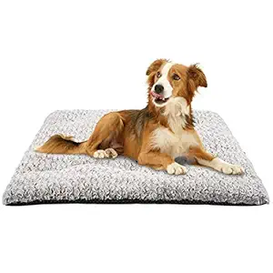 MIXJOY Dog Bed Crate Pad Soft Washable Anti-Slip Kennel Mat for Large Medium Small Dogs and Cats (29'' x 21'')