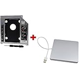cformac® – Caddy Enclosure SATA 3.0 SSD 9.5 mm HDD + USB Superdrive Macbook Pro/Air