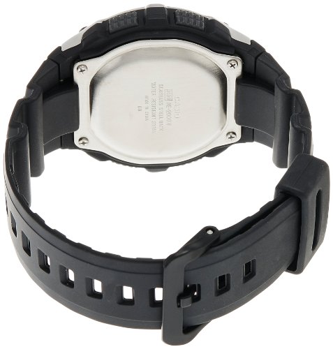 CASIO Collection AE-2000W-1AVEF - Reloj de caballero de cuarzo, correa de resina color negro (con cronómetro, alarma, luz) - Imagen 4