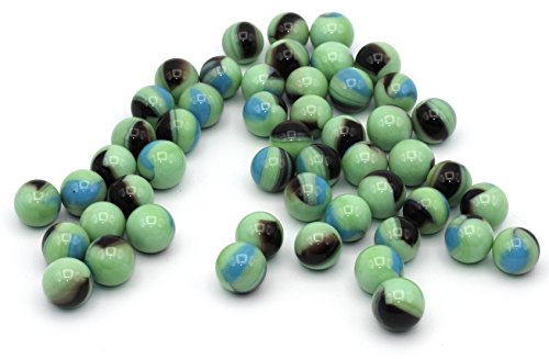 MaRécréation-MesBilles  50 Mini Bolas Matisse 12 mm, 92-b692-txpu, Verde