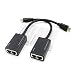 Produktbild LouiseEvel215 1 Paar CAT5e CAT6 HDMI-Extender 30 m 10 ft HDMI zu über RJ45-Netzwerkerweiterungsverstärker 1080P LAN Ethernet Repeater-Anschluss