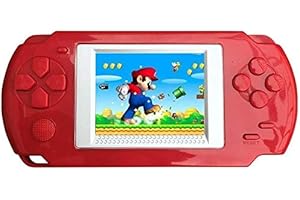 Console de Jeu Portable pour Enfant, Construit en 268 Jeux vidéo rétro Classiques Écran de 2 Pouces Système de Joueur de Jeu vidéo d'arcade de Console de Jeu Portable Cadeau pour Enfant (Red)