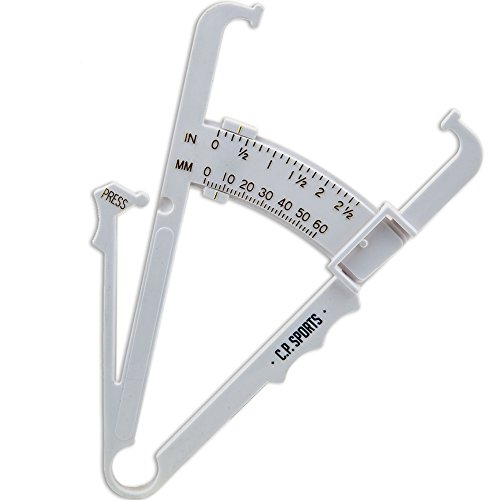Körperfettmessgerät Fat Caliper Körperfett Tester, Körperfettzange Körperfettanteil messen mit Tabelle, BMI, Anleitung in deutsch - 3