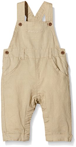NAME IT Baby Boys' Nitharald NB SO Lin 216 Overalls, Beige-Beige (Safari), 68