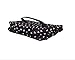 HOYOFO Large Volume Travel Wash Organizer Case Toiletry/Cosmetic/Make-up Bags Set of 3,White Dot