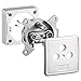 Produktbild AnKa-Digital Antennendose 3-Fach Enddose Digital Universal Sat SAT/TV/Radio Stich Kabel Dose 4K UHD HDTV Satdose Aufputz + Unterputz Abdeckung Rahmen