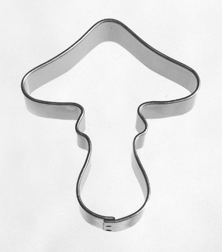 Keksausstecher Pilz, Fliegenpilz 5,7 cm r4 Edelstahl spülmaschinengeeignet