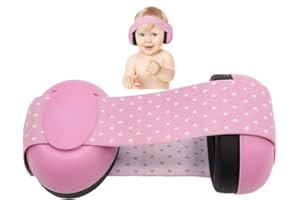 SHOCHX Baby Ear Defender for Babies and Toddlers up to 36 Months, Noise Reduction Earmuffs, Comfortable Infant Headphones for Improves Sleep, Baby Travel Essentials for Airplane/Sleep