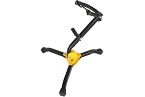 Fowecry Saxophone Stand Portable Folding Saxophone Stand Adjustable Triangle Base Musical Instrument Accessories