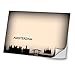 Produktbild Voyage Amsterdam, Netherlands, Skin-Aufkleber Folie Sticker Laptop Vinyl Designfolie Decal mit Ledernachbildung Laminat und Farbig Design für Laptop 10.2"