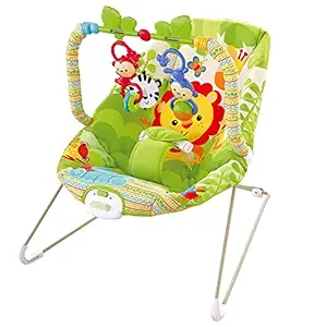 GoodLuck Baybee Premium Newborn to Toddler Rockers for Babies-Portable Baby Rocker Cum Reclining Chair for Kids with Calming Vibrations & Musical Toys Boys & Girls 0 to 2 Years (Nano Green)