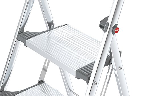 Hailo Living Step Plus Deluxe Klapptritt mit 3 STAHL-Stufen, 1 Stück, 4303-201 - 3