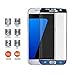 Price comparison product image Samsung Galaxy S7 Edge - 4D Full Curved Coverage Screen Protector, Tempered Glass, Anti-Scratch Ultra Clear (Blue)
