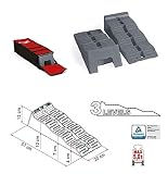 calzos fiamma autocaravana Calzos Level Up Fiamma, incluye 2 unidades de color negro.