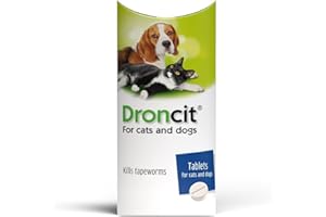 RS Pet Droncit Bayer Dog & Cat Tapeworm Tablets x 10 Pack