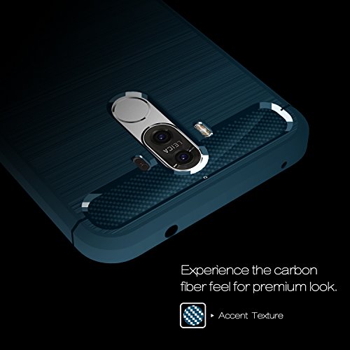Ivso - Funda protectora para Huawei Mate 9  carcasa de silicona azul turquesa