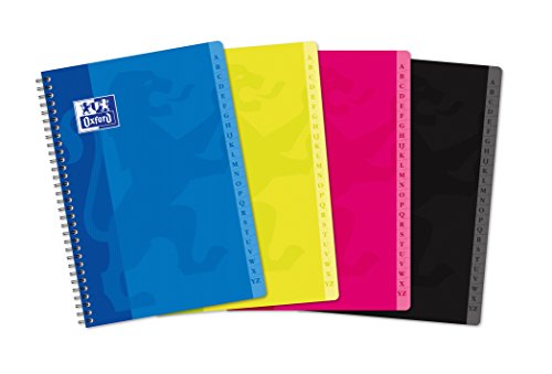 Oxford 100103166  - Directorio  espiral  A4  21  x 29 7 cm  180  p  ginas  cuadros  diferentes