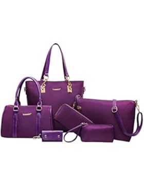 YipGrace Frau Wasserdicht Schulter Handtaschen Sechs Stücke Set