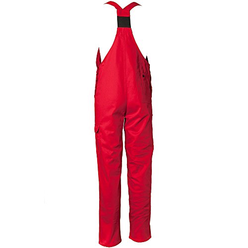 Planam Cargo-Latzhose „BW 290“ Größe 27, 1 Stück, mittelrot, 173027 - 4