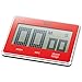 Produktbild Silit Attimo Digitaler Kurzzeitmesser, 9 x 7 cm, Küchentimer, Eieruhr, Kunststoff, rot