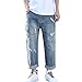 Produktbild SHE.White Jeans Herren Lockere Jeanshose Stretch Design Hose Denim Straight lange Hose Mit Seitentaschen Freizeithose Cargohose in vielen verschiedenen Farben
