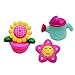 Produktbild Sharplace 3 Pcs Baby Kinder Badespielzeug Wasserspielzeug Set aus Gummi - Sonnenblume + Gießkanne + Squirter