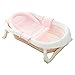 Produktbild Badewannen Faltbare Kinderbadewanne Portable-Anti-Rutsch-Dusche Waschbecken mit Bad Net/New Born Baby Can Sit And Lie/Multi-Funktions-Badewanne-Rosa