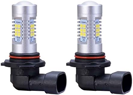 VANSSI HB4 9006 LED 21-SMD High Power Bulb For Fog or Daytime Running Light 6000K White (Pack of 2)