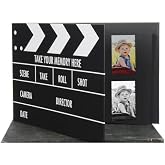 Coverzone Klaket Tasarımlı Anı Defteri, 20 Siyah Yaprak, Fotoğraf ve Anılar İ&ccedil;in Koleksiyon Alb&uuml;m&uuml;, Dekoratif Scrapbook, Retr