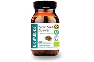 DR WAKDE'S Kreuzkümmel-Kapseln (Cumin) I 100% Kräuter I 60 Vegetarische Kapseln I Ayurvedische Nahrungsergänzung