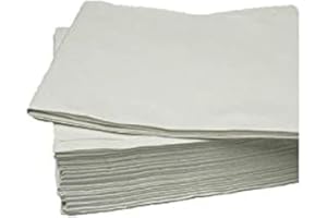 POPPIES White Paper Disposable Table Covers x 25 Table Cloths 90x90cm Catering