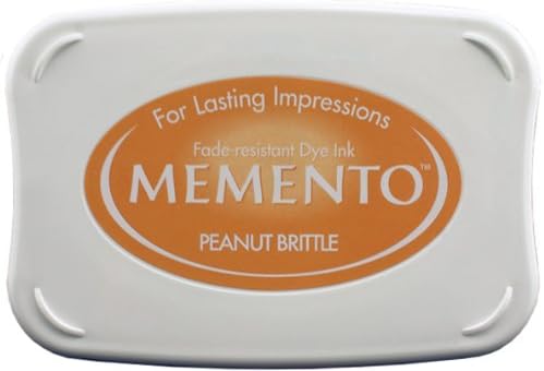 Tsukineko Memento Dye Ink Pad - Peanut Brittle