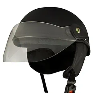 Anokhe Collections Lively Unisex PC Shell Scooty Helmets (Large, Black Matte).