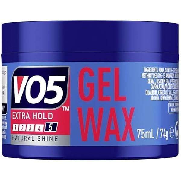 Vo5 Gel Wax Extra Hold Natural Shine 75 Ml Amazon Co Uk Beauty