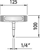 Gedore Clé dynamométrique Dremometer vente FS 1/4 'Lave-vaisselle en T 12 Nm, 1 pièce, 763-12