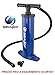 Produktbild Pumpe Luftpumpe manuell RB2500G Sevylor Doppel Aktion Aufblasen und Luft mit Reduzierringe Universal für Luftmatratze Aufblasbare Schlauchboote Kanu und Kajak