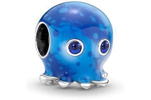 BEEUVIP Charmes Animaux personnages vie pour Bracelets - Charms de Perles ajourées en Argent Sterling 925, charmes de Coeur d'amour pour Bracelets et Colliers pour Femmes Filles