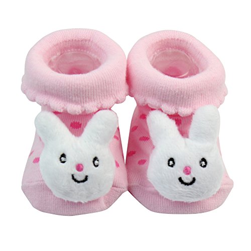Pinzhi®Cute Newborn Baby Unisex Soft Anti-slip Socks Animal Cartoon Shoes Slipper Boots